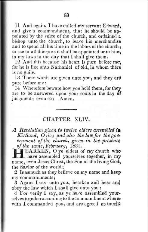 Book of Commandments XLIV page 1